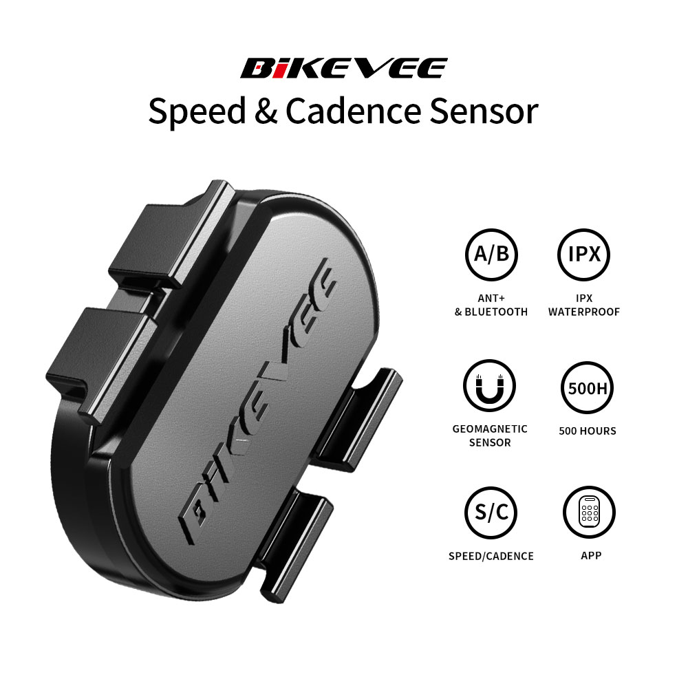 Cycling Commute - Bikevee ユニバーサル ケイデンス＆スピードセンサー サイクリング用 ワイヤレス Bluetooth
