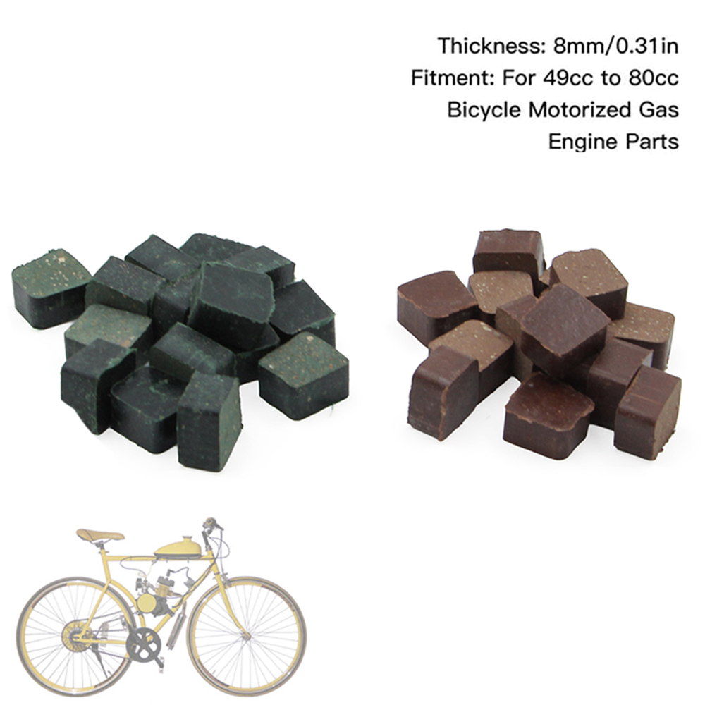 Cycling Zones - 15pc 高品質 ABS 角型クラッチパッド 2 ストローク