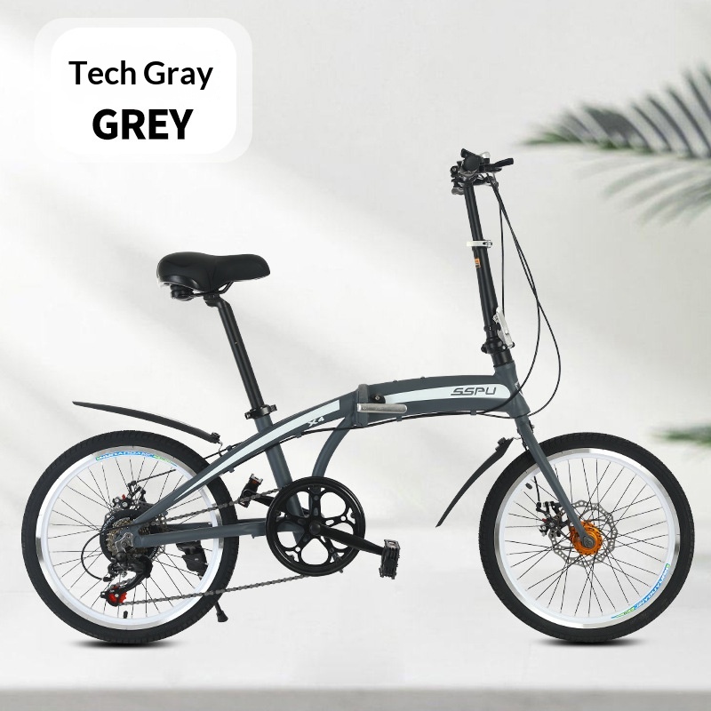 Commuting With Bike - 折りたたみ自転車 20 インチ アルミ合金 軽量通勤自転車 7