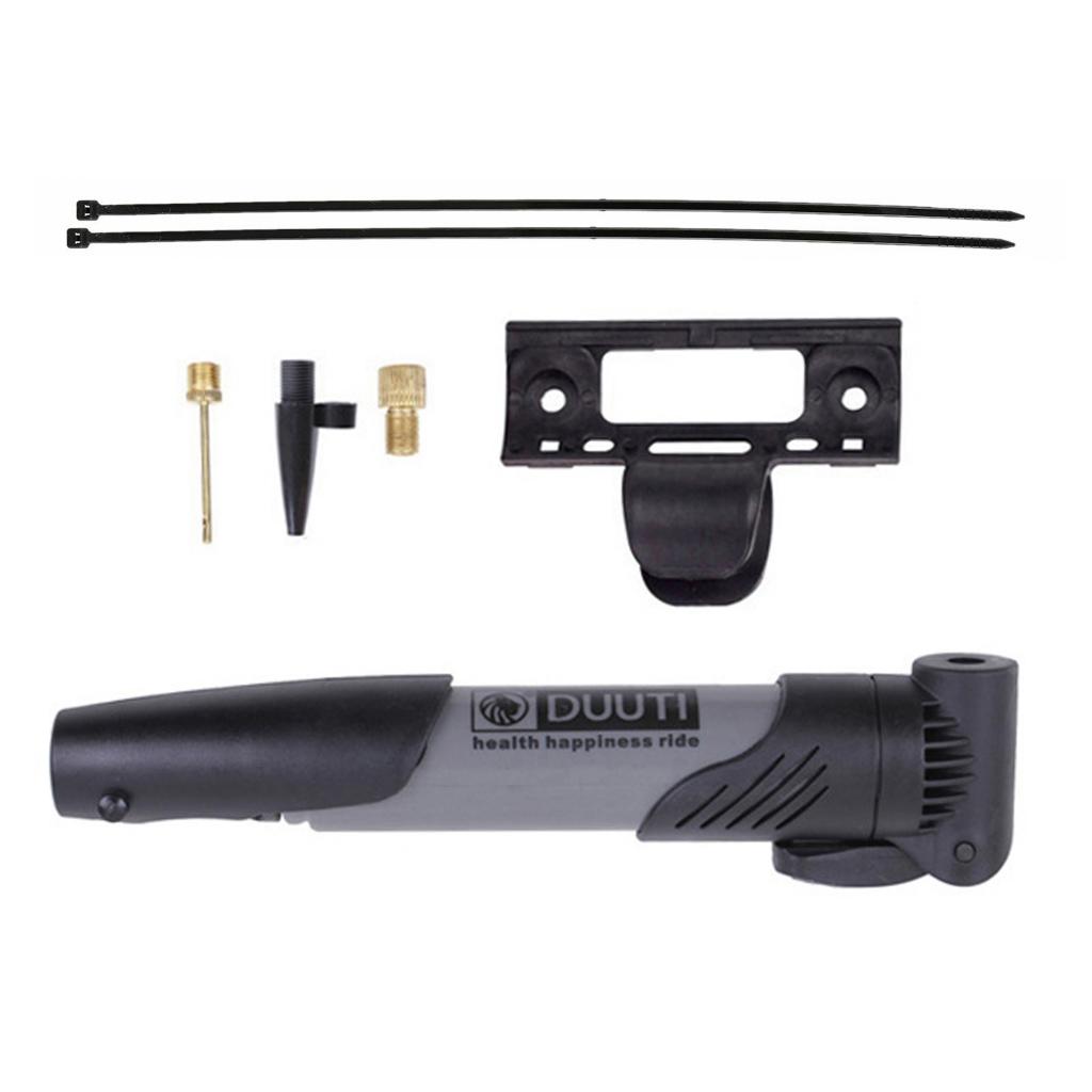 Bike Pump Frame Mount - コンパクト自転車エアポンプ MTB ロードバイク フレームマウント自転車ポンプ デュアルバルブ
