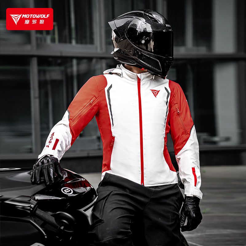 Winter Cycling Commute Gear - MOTOWOLF ウィンドブレーカー バイク用ライディングジャケット 通気性保温 秋冬通勤 メンズサイクリングギア