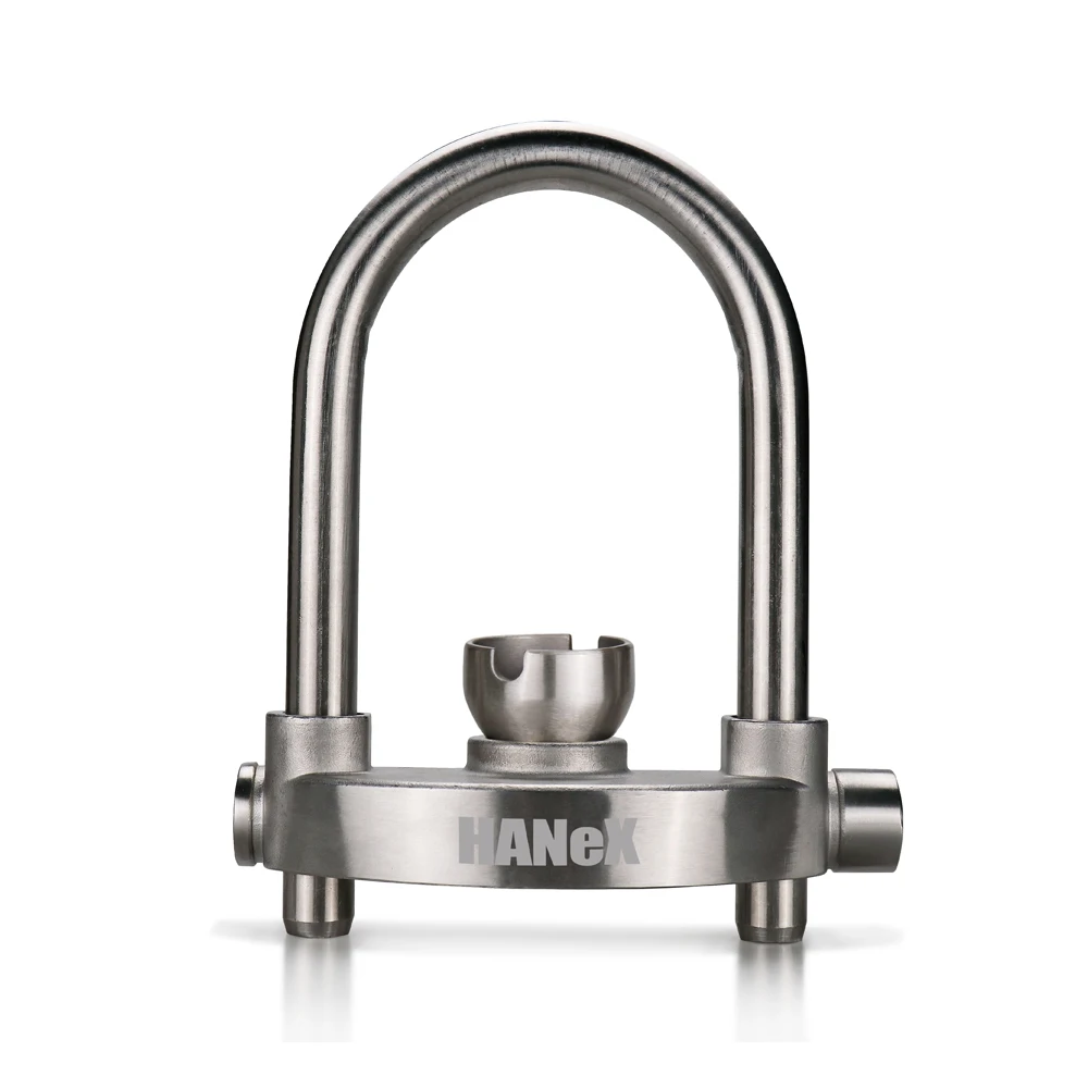 U Lock Heavy Duty - 頑丈なステンレス製トレーラーロック 18mm厚Uシャックル 94mmロック幅 トレーラー、キャラバンに適したトレーラーロック