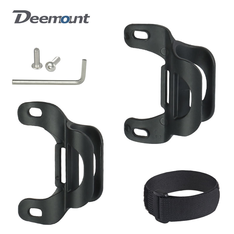 Bike Pump Frame Mount - MTB 20-28mm 直径。 バイクポンプホルダーフックループストラップ固定自転車インフレーターアクセサリーボトルホルダー穴にマウント