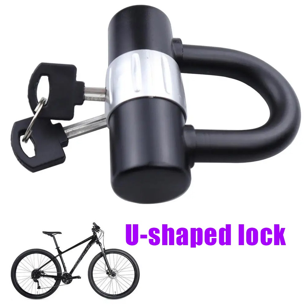 U Lock Heavy Duty - 電動自転車Uロック、高耐久盗難防止Cレベルパスワード南京錠、防水・耐油圧せん断、マウンテンバイク用