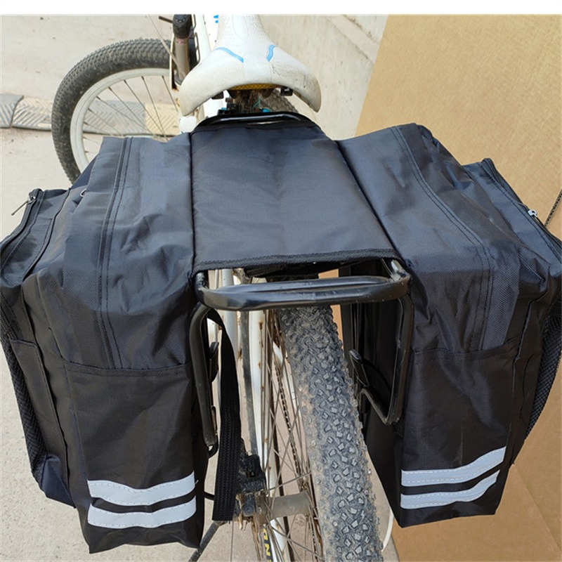 Cycling Journey - MTB 自転車キャリアバッグリアラックバイクトランクバッグ荷物パニア後部座席両面サイクリング自転車バッグ耐久性のある旅行用