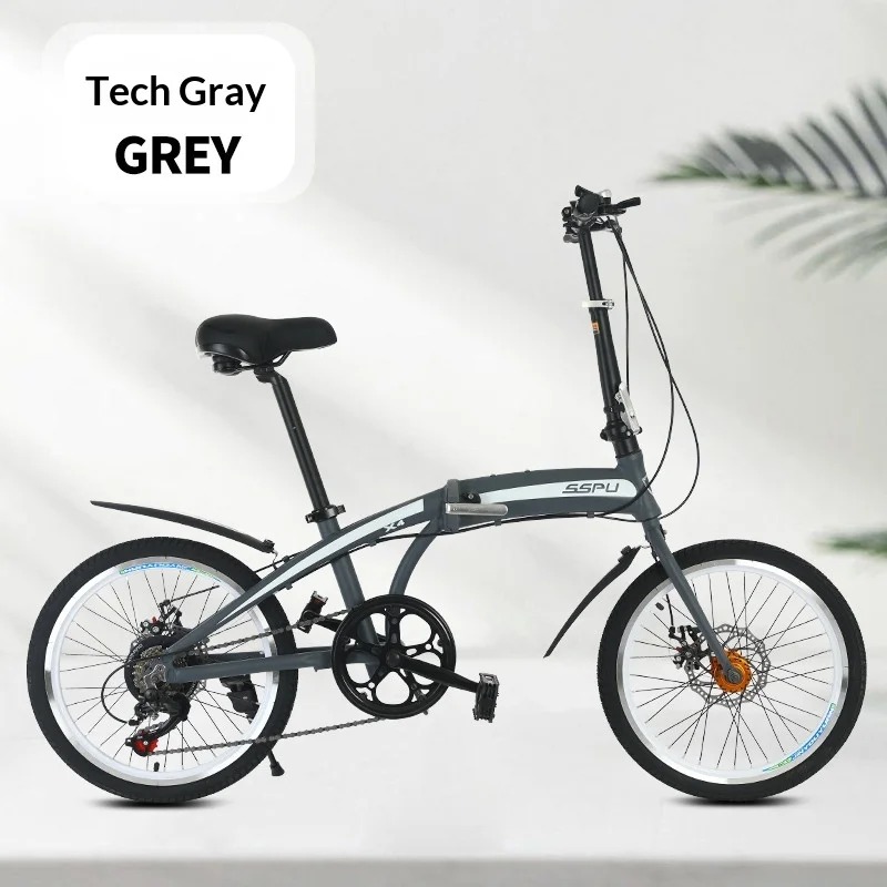 20インチ折りたたみ自転車 - 軽量アルミニウム合金製ポータ - Commuting With Bike のレビューと価格