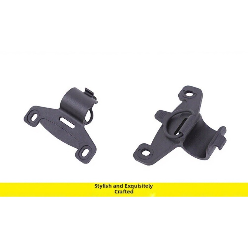 フロアポンプホルダーセット 2個入り ナイロンクランプとシリ - Bike Pump Frame Mount のレビューと価格