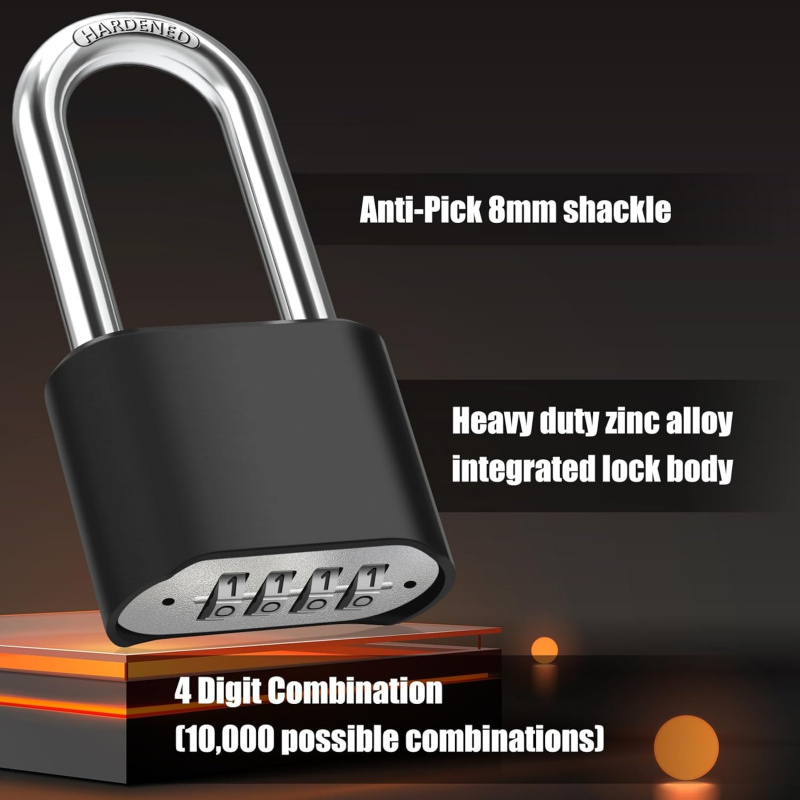 耐久性の高い耐候性コンビネーション南京錠 - ゲート/ガレー - U Lock Heavy Duty のレビューと価格