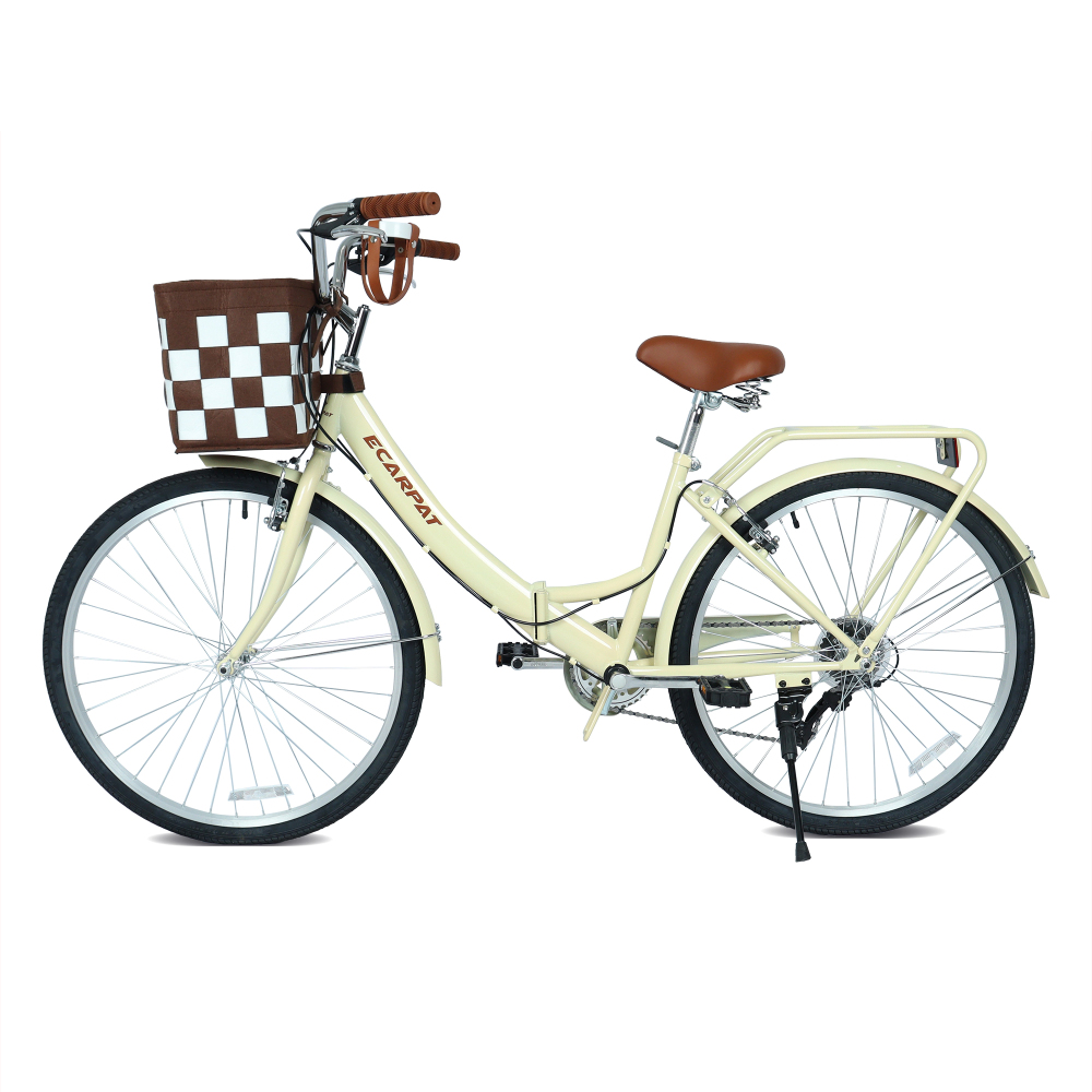 A26285B 26インチ折りたたみシティバイク、7段変速＆ - Commuting With Bike のレビューと価格
