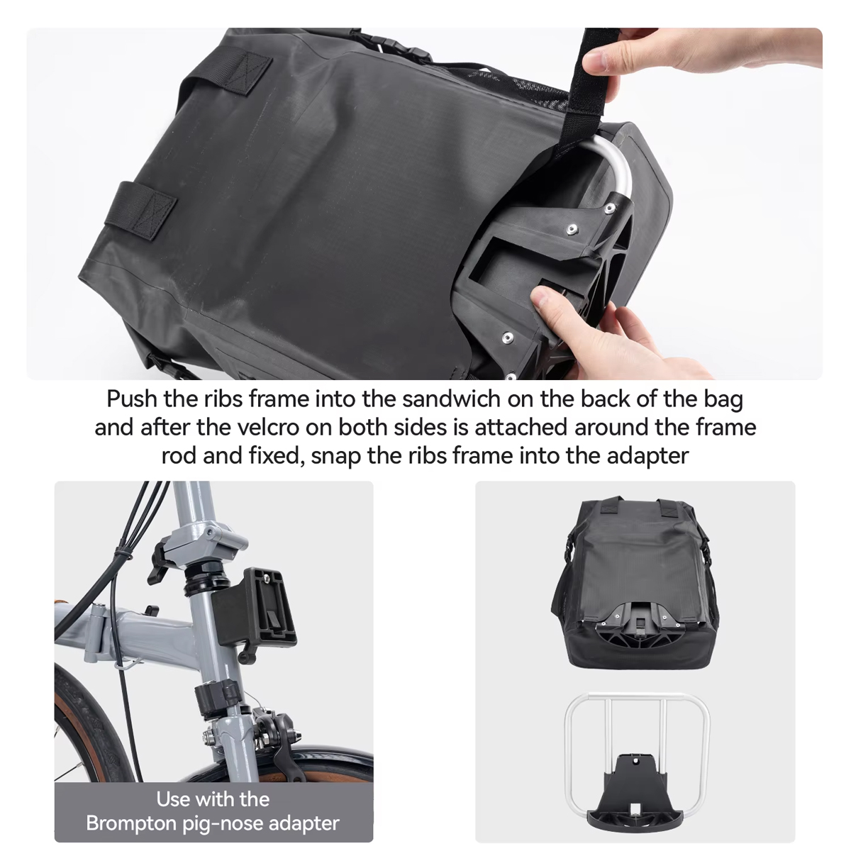 多機能トラベルバッグ折りたたみ自転車フロントバッグアウトドア - Commuting With Bike のレビューと価格