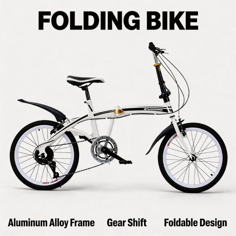 20インチ折りたたみ自転車 - コンパクトで持ち運びやすく軽 - Commuting With Bike のレビューと価格