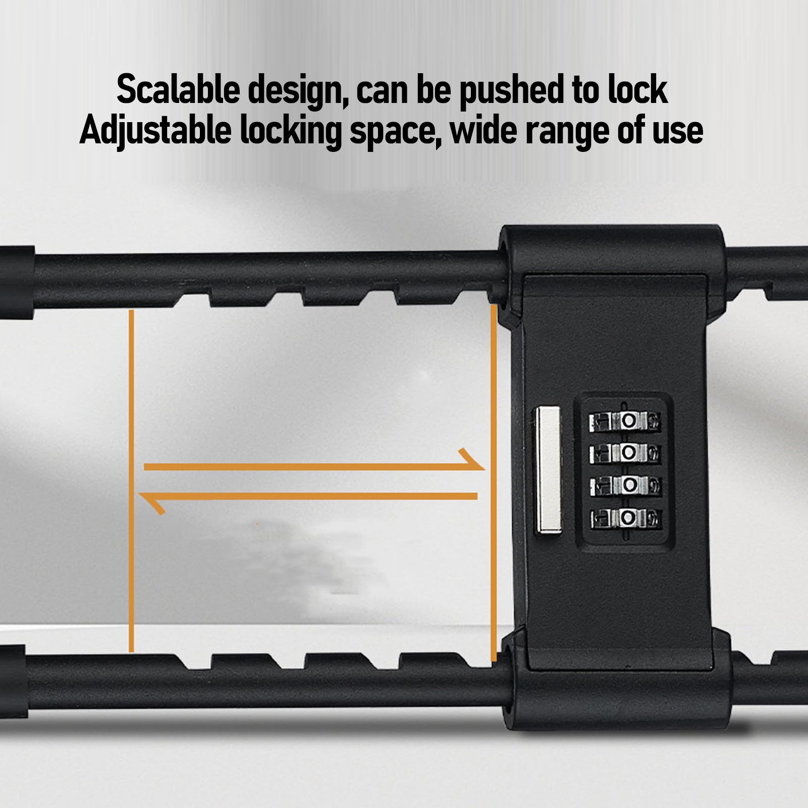 自転車Uロック 4桁ダイヤル式南京錠 頑丈な盗難防止Uロック - U Lock Heavy Duty のレビューと価格