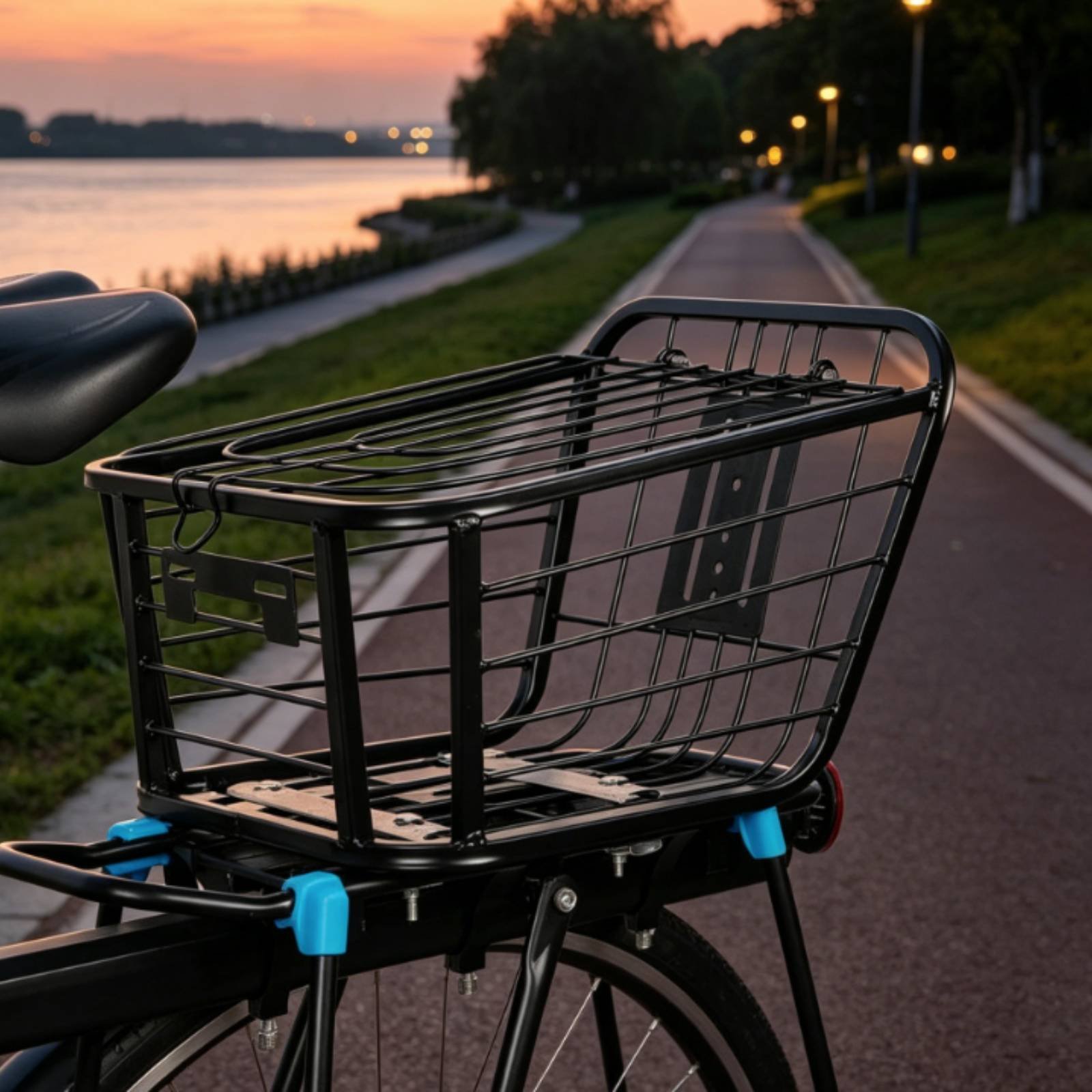 折りたたみ式リアバイクバスケット 折りたたみ式マウンテンバイ - Cycling Commute のレビューと価格