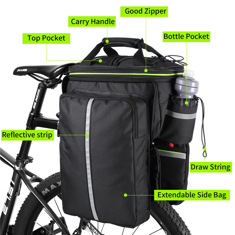 WEST BIKING 3 in 1 防水自転車トランクバッ - Cycling Journey のレビューと価格