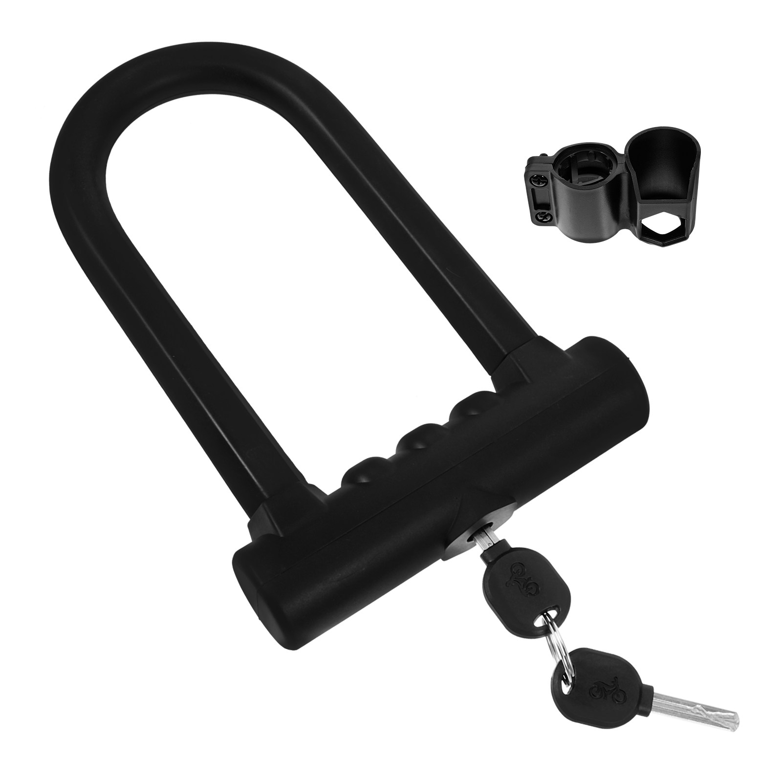 自転車、電動自転車、バイク用高耐久U字型ロック、高強度耐切断 - U Lock Heavy Duty のレビューと価格