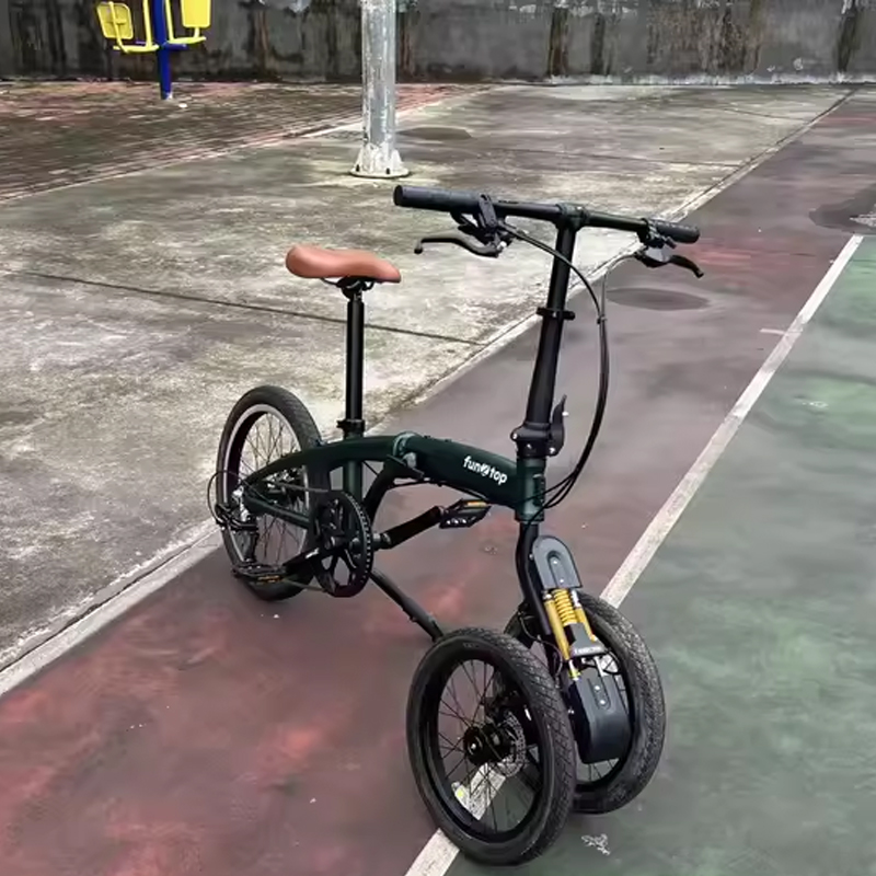 20/16インチ デュアルフロントホイール折りたたみ自転車  - Commuting With Bike のレビューと価格