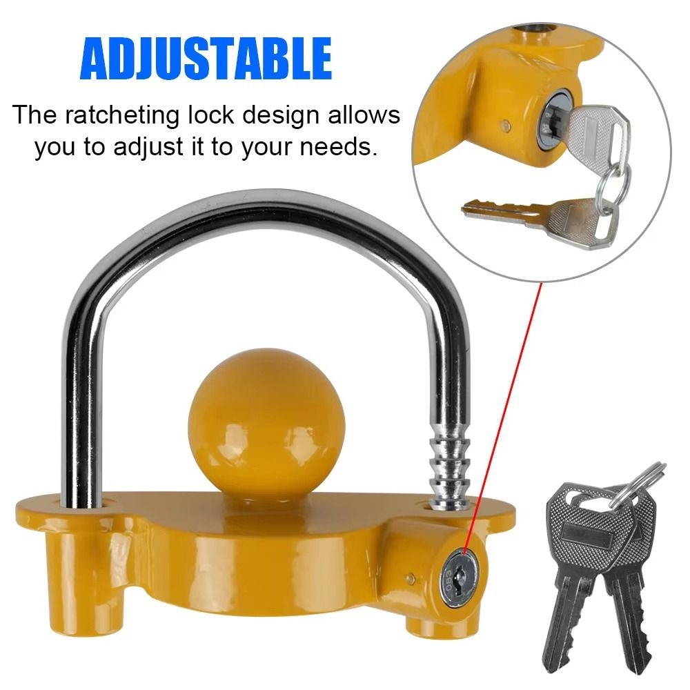 高品質ユニバーサルカートレーラーカプラーロック、ヘビーデュー - U Lock Heavy Duty のレビューと価格