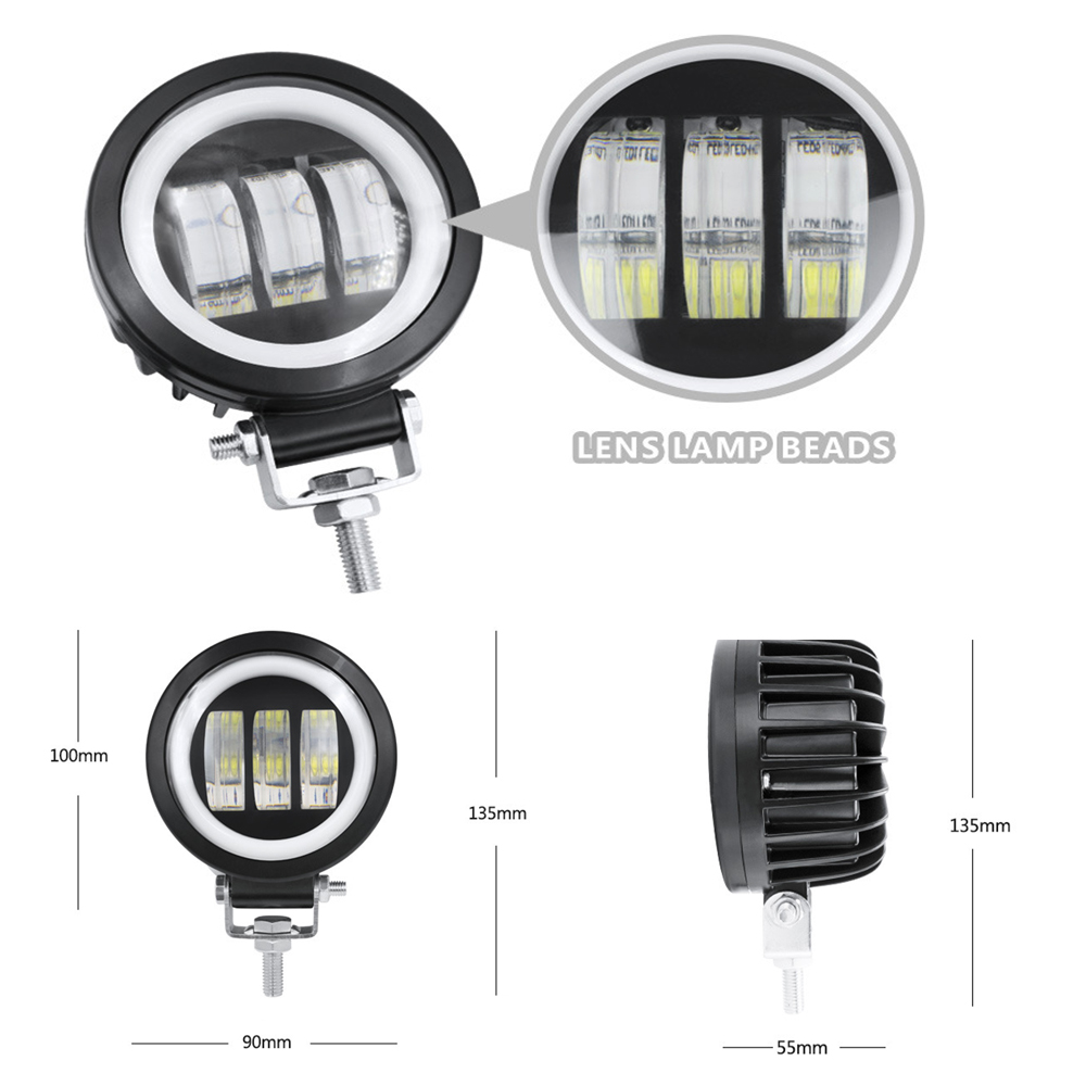 オートバイ用の自転車用LEDスポットライト,防水,外部,水平 - Cycling Zones のレビューと価格