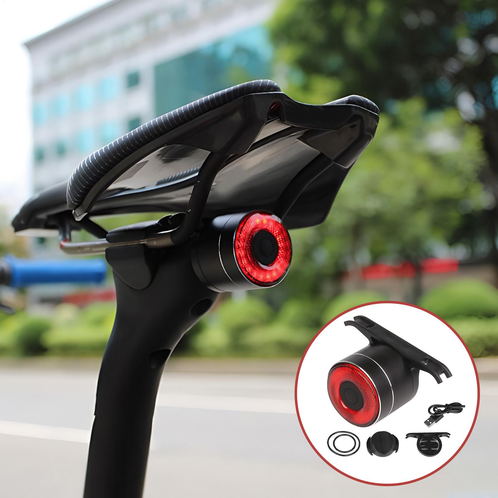自転車リアライト スマートバイクテールセンシングライト サイ - Cycling Commute のレビューと価格