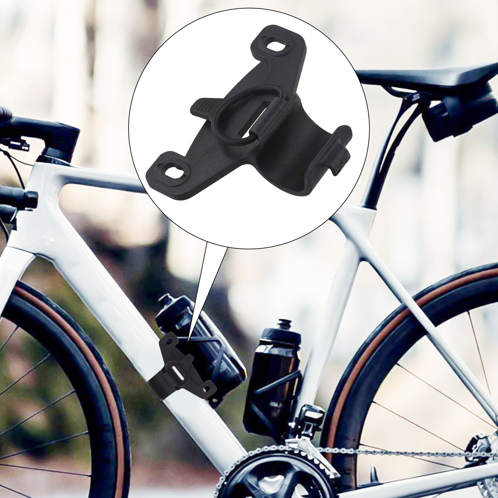 ミニインフレータ用バイクポンプ取り付けホルダーは、フレームま - Bike Pump Frame Mount のレビューと価格
