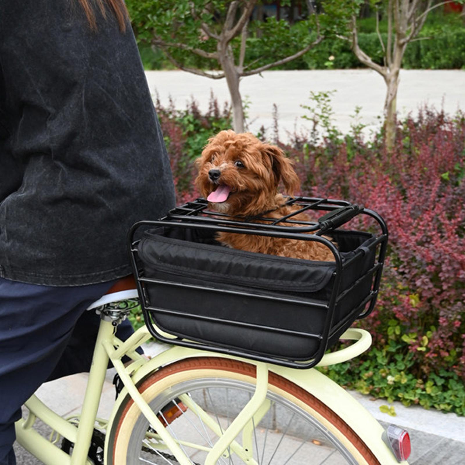 自転車リアバスケット、頑丈な自転車用リアオーガナイザー、ペッ - Cycling Commute のレビューと価格