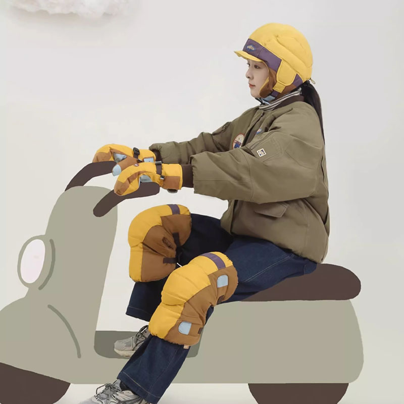 新しい冬のオートバイサイクリング暖かい防寒膝パッド男性と女性 - Winter Cycling Commute Gear のレビューと価格