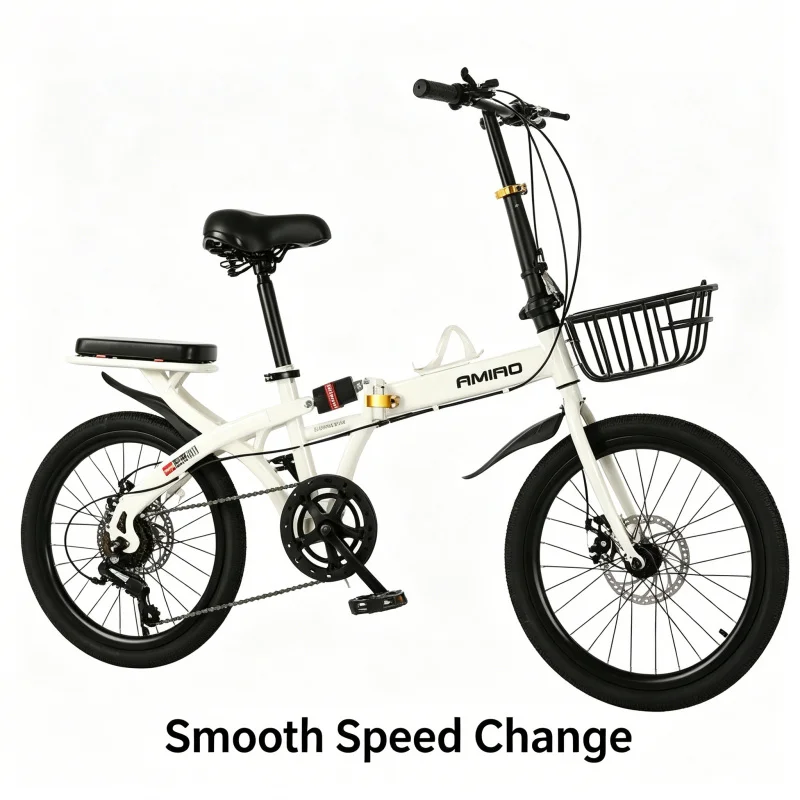 ホワイトスポークホイール後部座席フレーム20インチ折りたたみ - Commuting With Bike のレビューと価格