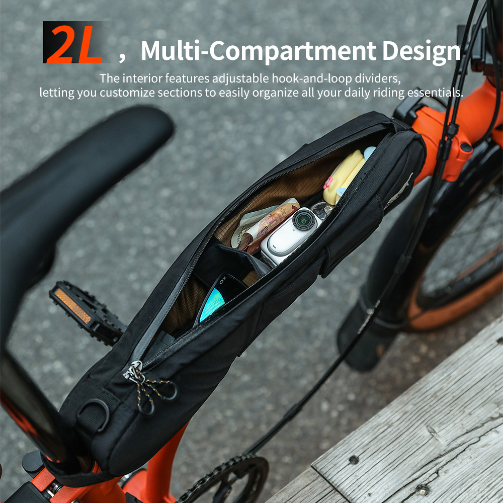 Rhinowalk 自転車トップチューブバッグブロンプトン用 - Cycling Journey のレビューと価格