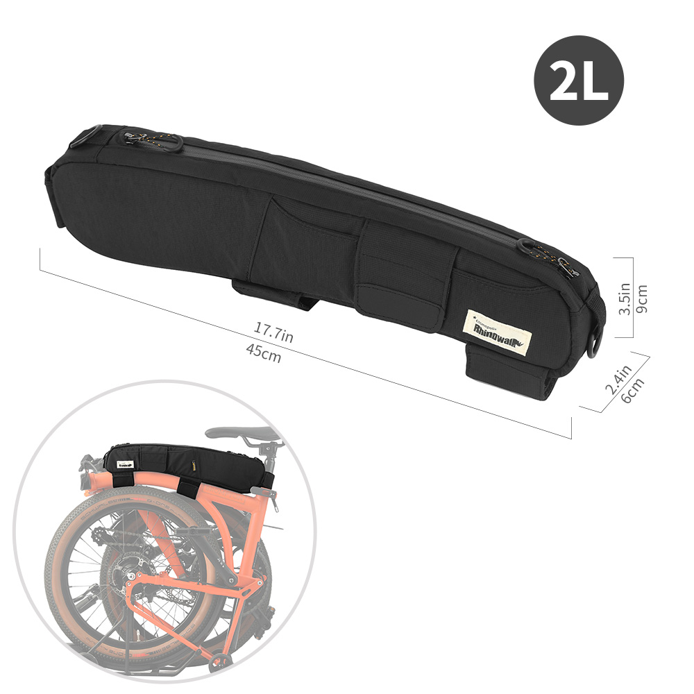 Rhinowalk 自転車トップチューブバッグブロンプトン用 - Cycling Journey のレビューと価格